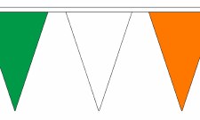 TCF Green White Orange Bunting 10M